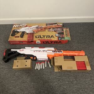 Nerf Ultra Strike Blaster Gun with Nerf AccuStrikeDarts - Multicolor (F6024)